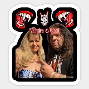 Official VAMP&Blood Vinyl Sticker